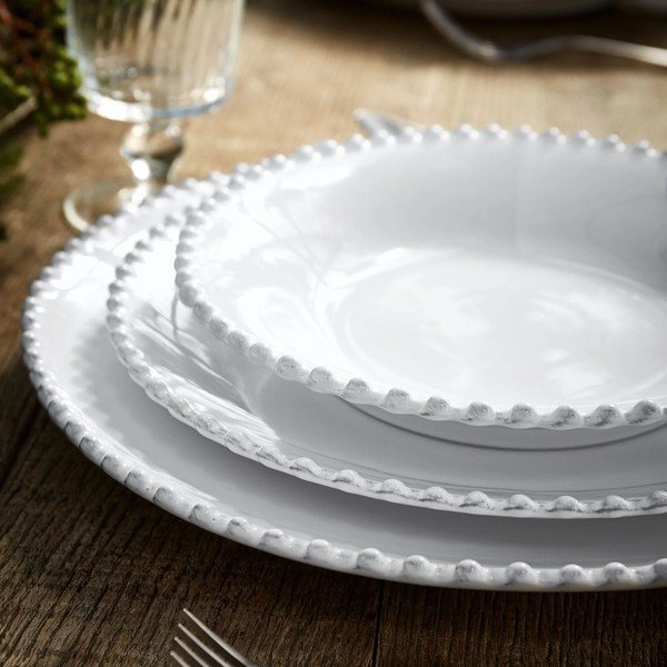 Balts akmensmasas šķīvis ø 34 cm Pearl – Costa Nova-image-2