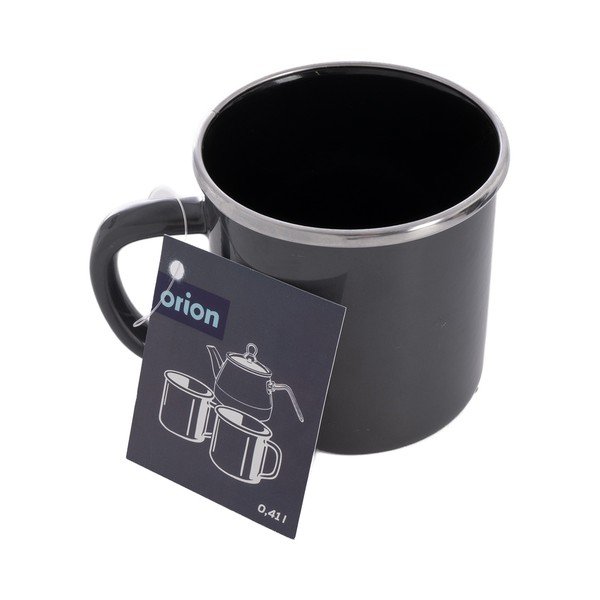Tumši pelēka krūze latte kafijai 410 ml – Orion-image-2