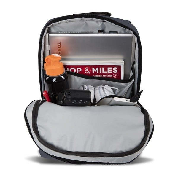 Antracīta pelēka mugursoma ar USB portu My Valice GALAXY Smart Bag-image-4