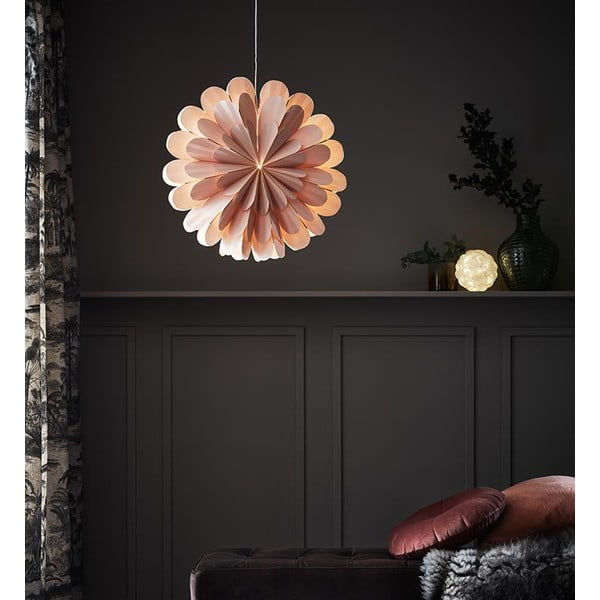 Rozā piekarināms Ziemassvētku gaismas dekors Marigold – Markslöjd-image-2