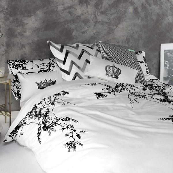 2 kokvilnas spilvendrānu komplekti Blanc Royal-image-1