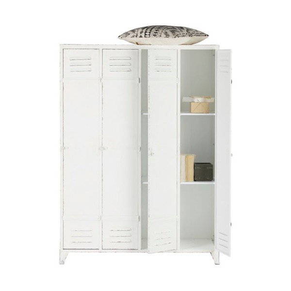 Balts metāla skapis BePureHome Atklājiet-image-3