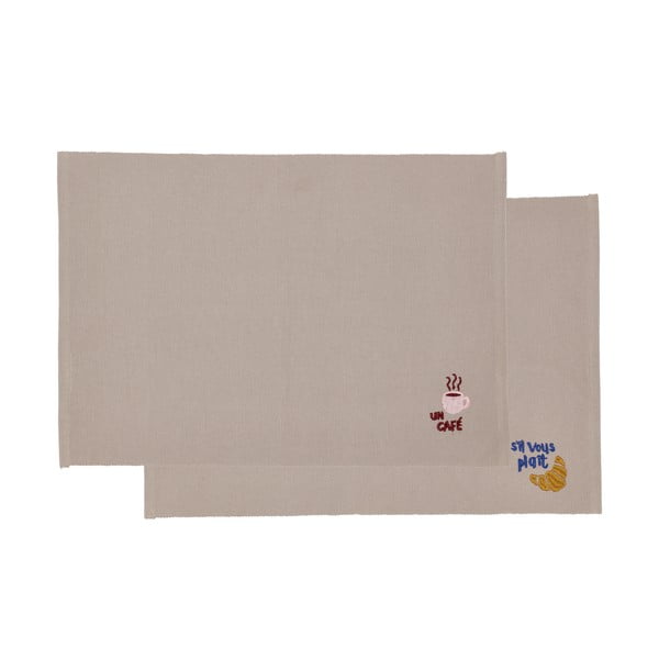 Kokvilnas galda paliktņi (2 gab.) 33x48 cm Bistro – Södahl