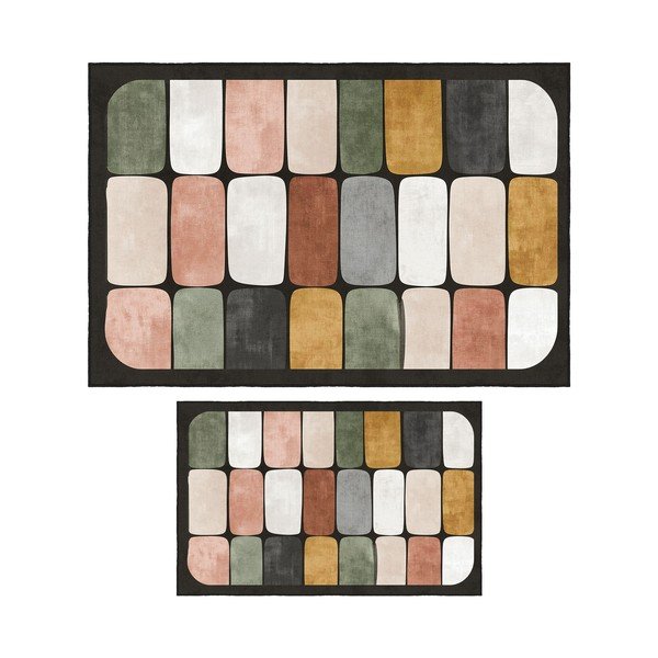 Vannas istabas paklājiņi (2 gab.) 60x100 cm – Foutastic