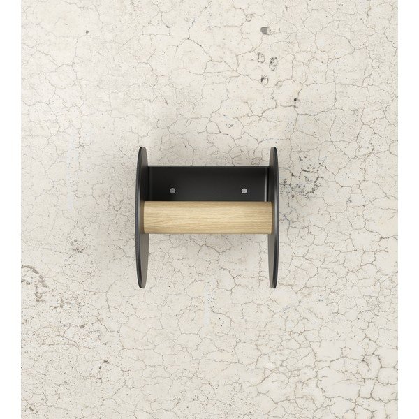 Melns sienas tualetes papīra turētājs Nupo – LIND DNA-image-2