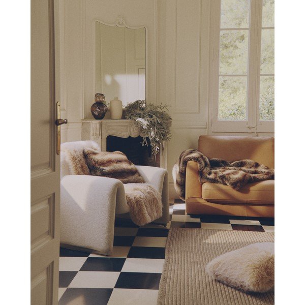 Bēšs ar rokām darināts paklājs 164,5x235 cm Ardelia – Kave Home-image-1