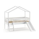 Balta mājiņa/paaugstināta bērnu gulta 90x200 cm Dallas – Vipack