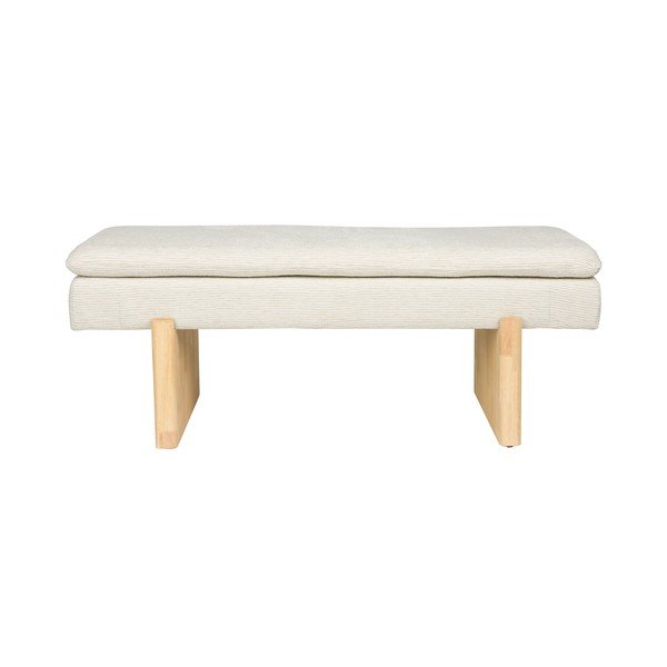 Krēmkrāsas polsterēts sols Jappo – White Label