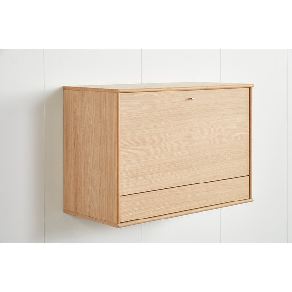 Vīna skapis ar ozolkoka imitāciju 89x61 cm Mistral 004 – Hammel Furniture-image-1
