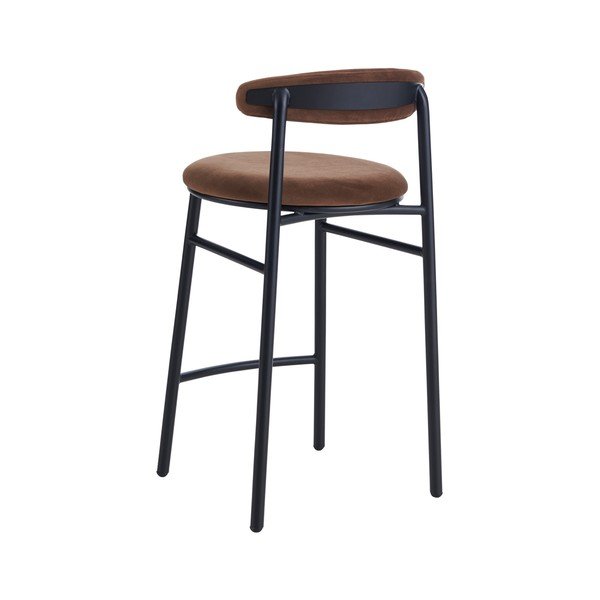 Brūns metāla bāra krēsls (sēdekļa augstums 66 cm) Doggi – Ellos Home-image-3