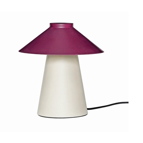 Violeta un bēša metāla galda lampa Chipper - Hübsch