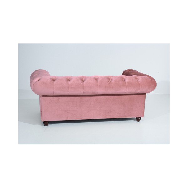 Rozā dīvāns Max Winzer Orleans Velvet, 196 cm-image-3