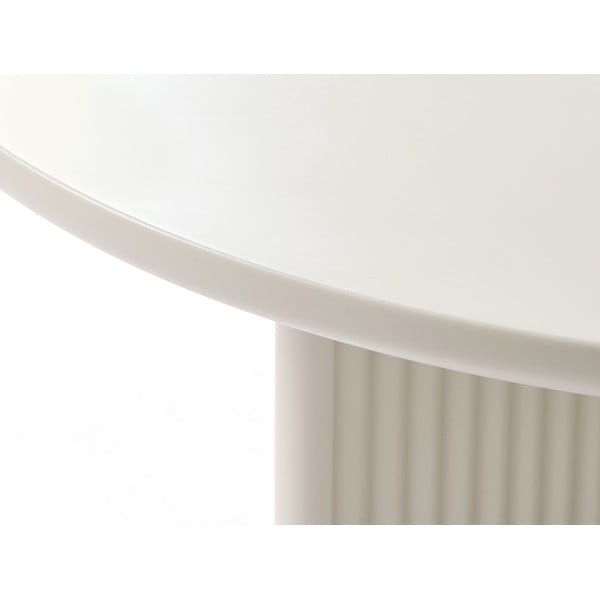 Gaiši pelēks apaļš žurnālgaldiņš ø 80 cm Palma – Unique Furniture-image-3