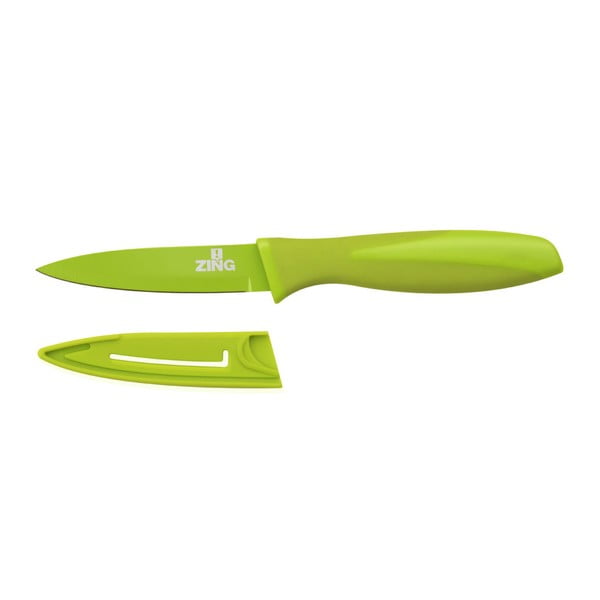 Laima zaļš nazis ar aizsargu Premier Housewares Zing , 8,9 cm