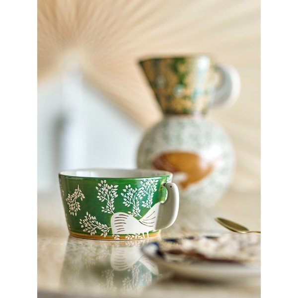 Zaļa akmensmasas zupas bļodiņa 460 ml Hezha – Bloomingville-image-1