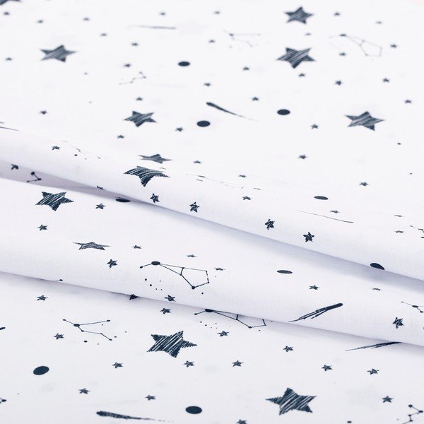 Divguļamā kokvilnas gultasveļa AmeliaHome Averi Constellation, 200 x 220 cm-image-1