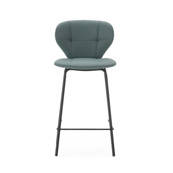 Zaļi bāra krēsli (2 gab.) (sēdekļa augstums 67 cm) Maura – Marckeric-image-2
