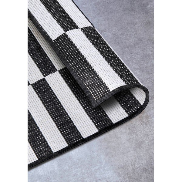Melnbalts iekštelpu un āra celiņa paklājs 80x300 cm Viela – Hanse Home-image-4