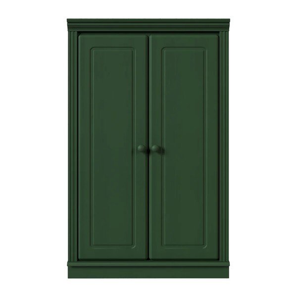 Zaļš priedes masīvkoka skapītis 74x118x35 cm Anita – Støraa