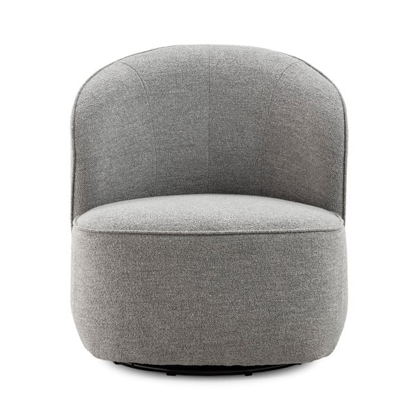 Gaiši pelēks grozāms atpūtas krēsls Edna – MOME-image-1