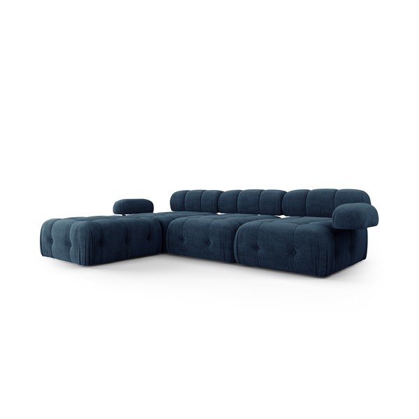 Tumši zils stūra dīvāns Ferento – Cosmopolitan Design-image-3