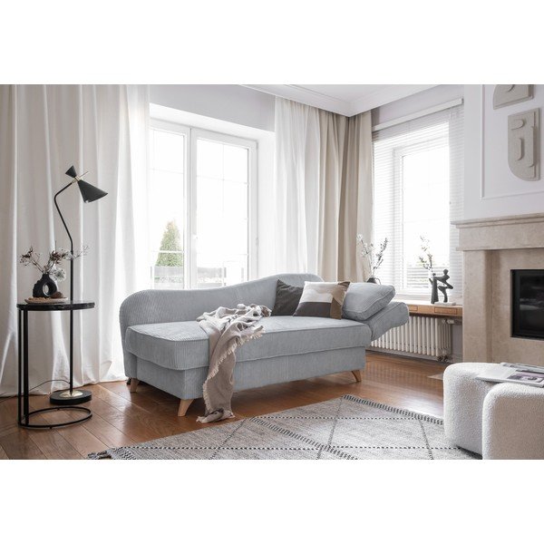 Gaiši pelēks velveta zvilnis (ar labo stūri) Chic Charlotte – Miuform-image-2