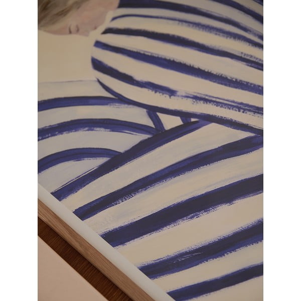 Plakāts 50x70 cm Blue Stripe at Concorde – Sofia Lind – The Poster Club-image-2