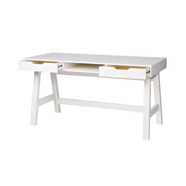 Balts rakstāmgalds WOOOD Nikki-image-4