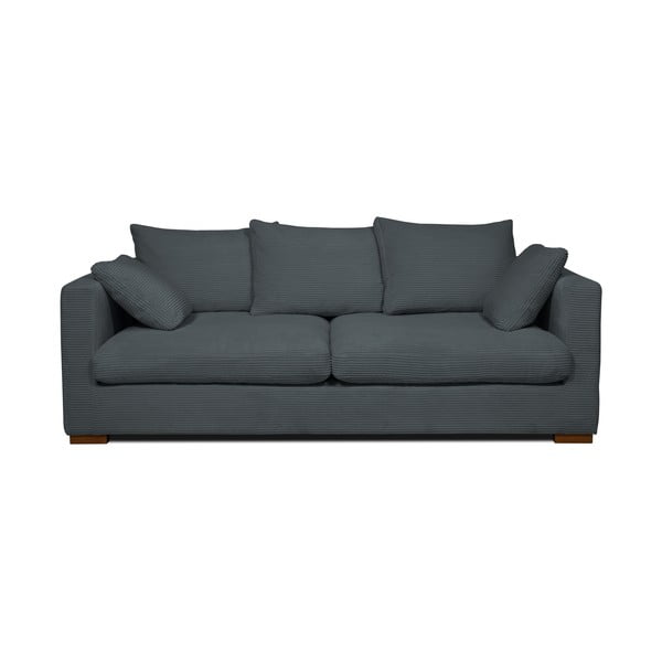 Pelēks velveta dīvāns 220 cm Comfy – Scandic