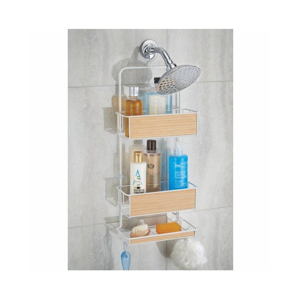 Piekaramais plaukts InterDesign dušas kabīne, augstums 63,5 cm-image-3