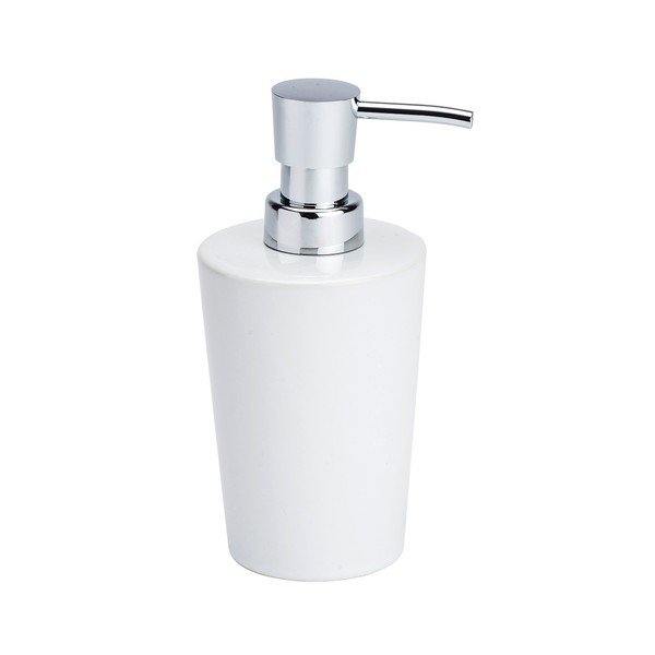 Balts keramikas ziepju dozators Wenko Coni, 300 ml-image-2