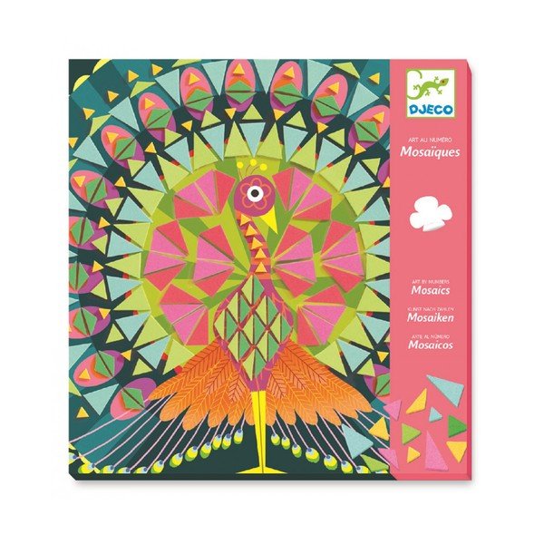 Komplekts 2 mozaīku izgatavošanai Djeco Feathers-image-2