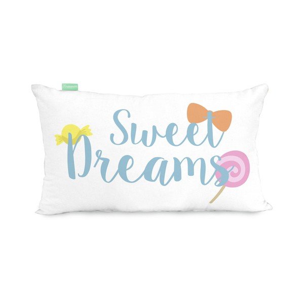 Paplāksne uz spilvena no tīras kokvilnas Happynois Candies, 50 x 30 cm-image-3