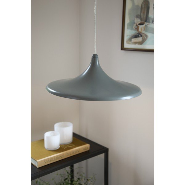Pelēka metāla LED piekaramā lampa ar regulējamu spilgtumu ø37x13 cm Beam – Markslöjd-image-1