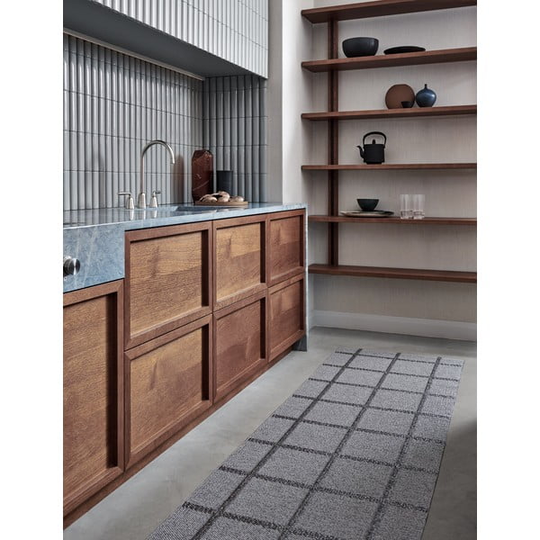 Pelēks iekštelpu un āra celiņa paklājs 70x300 cm Ada Grey – Pappelina-image-1