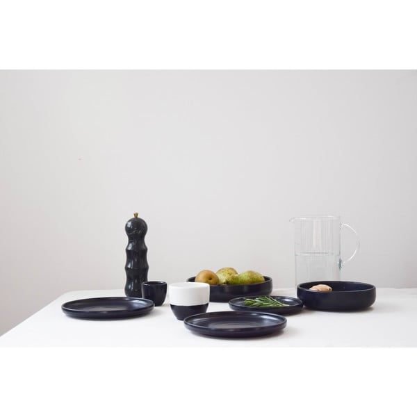 Melns keramikas brokastu trauks ÅOOMI Luna, ø 16 cm-image-1