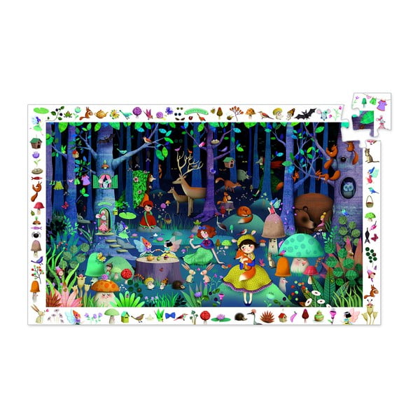 Bērnu puzle Djeco Observation Fairytale Forest
