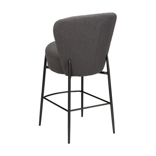 Pelēks bāra krēsls (sēdekļa augstums 68 cm) Orbit – DAN-FORM Denmark-image-3