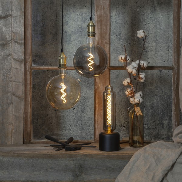 Siltas krāsas LED spuldze ar regulējamu spilgtumu ar E27 spuldžu ietveri, 3 W Industrial Vintage – Star Trading-image-1