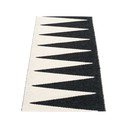 Melnbalts iekštelpu un āra celiņa paklājs 70x150 cm Vivi Black – Pappelina