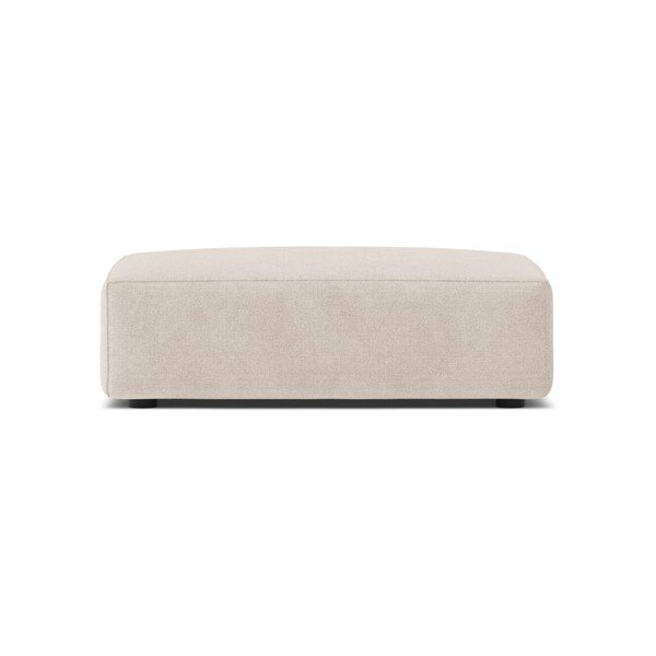 Krēmkrāsas tekstila kāju soliņš Jodie – Micadoni -image-1