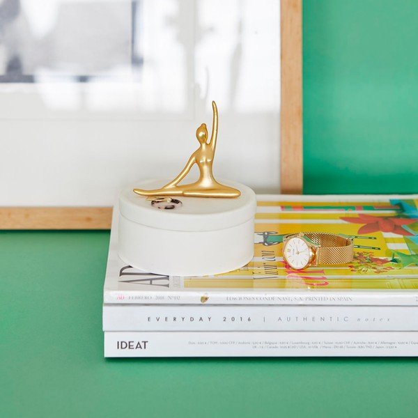 Balta porcelāna rotaslietu kaste Balvi Ballerina-image-1