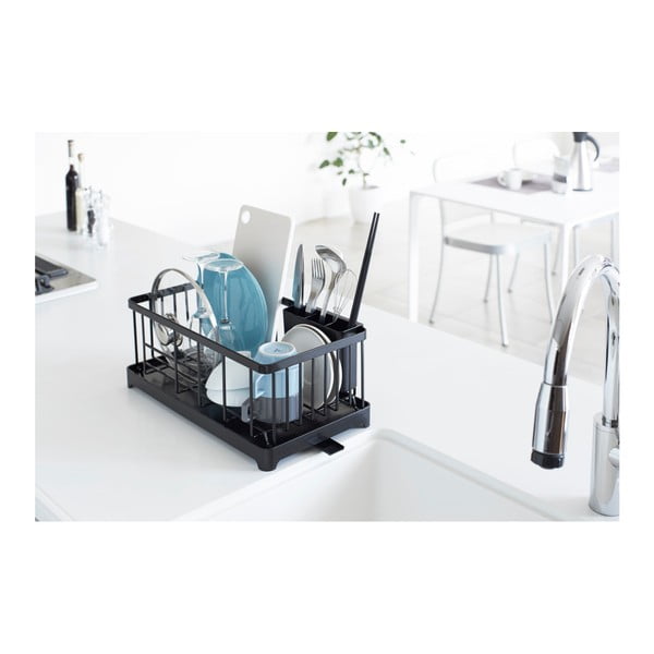 Melns trauku žāvētājs YAMAZAKI Tower Wire-image-2