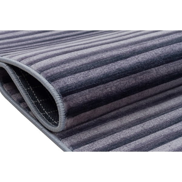Pelēks mazgājams paklājs 160x100 cm – Vitaus-image-3