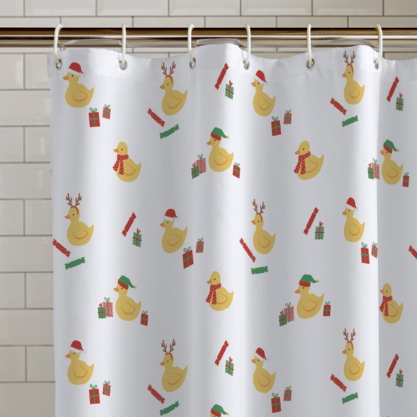 Dušas aizkars 180x180 cm Christmas Quacker – Catherine Lansfield
