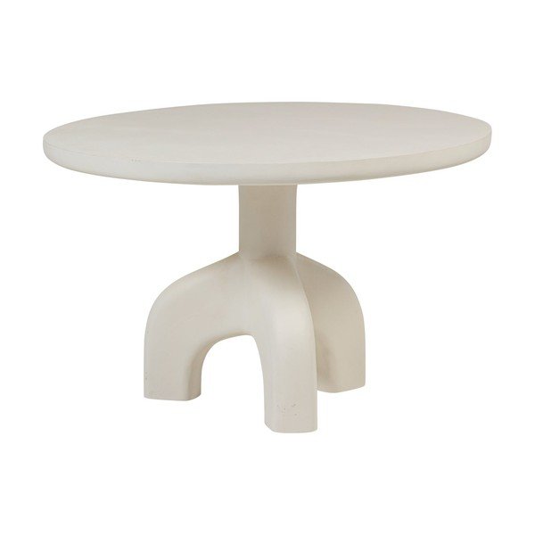 Plastmasas apaļš dārza ēdamgalds ø 120 cm Luno – WOOOD