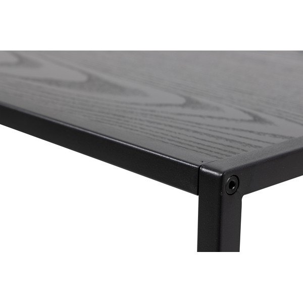 Melns rakstāmgalds Actona Seaford, 60 x 130 cm-image-1