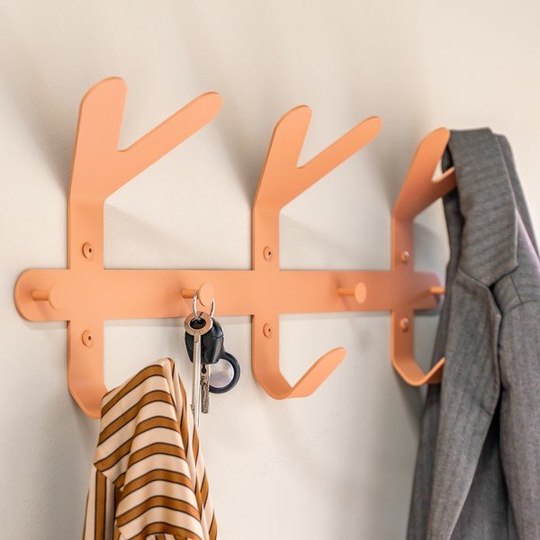 Lašrozā tērauda sienas pakaramais 66 cm Frondo – Spinder Design-image-2