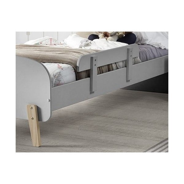 Pelēka Vipack Kiddy bērnu gultiņas barjera-image-1