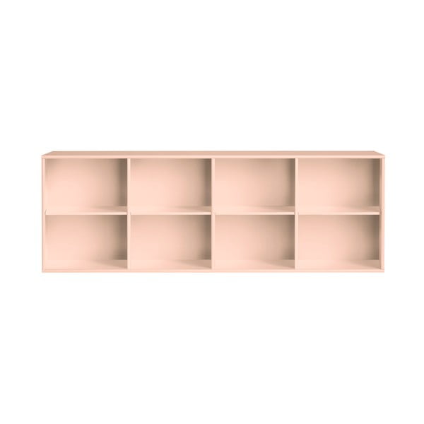 Gaiši rozā piekarināms grāmatplaukts 176x61x42 cm Mistral – Hammel Furniture
